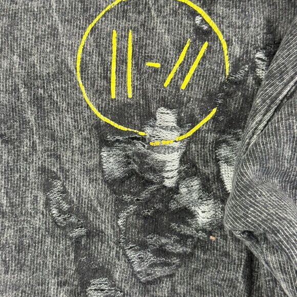 Twenty One Pilots Trench Hoodie Colortone Destroyed Medium Band Tour Music - Picture 8 of 14